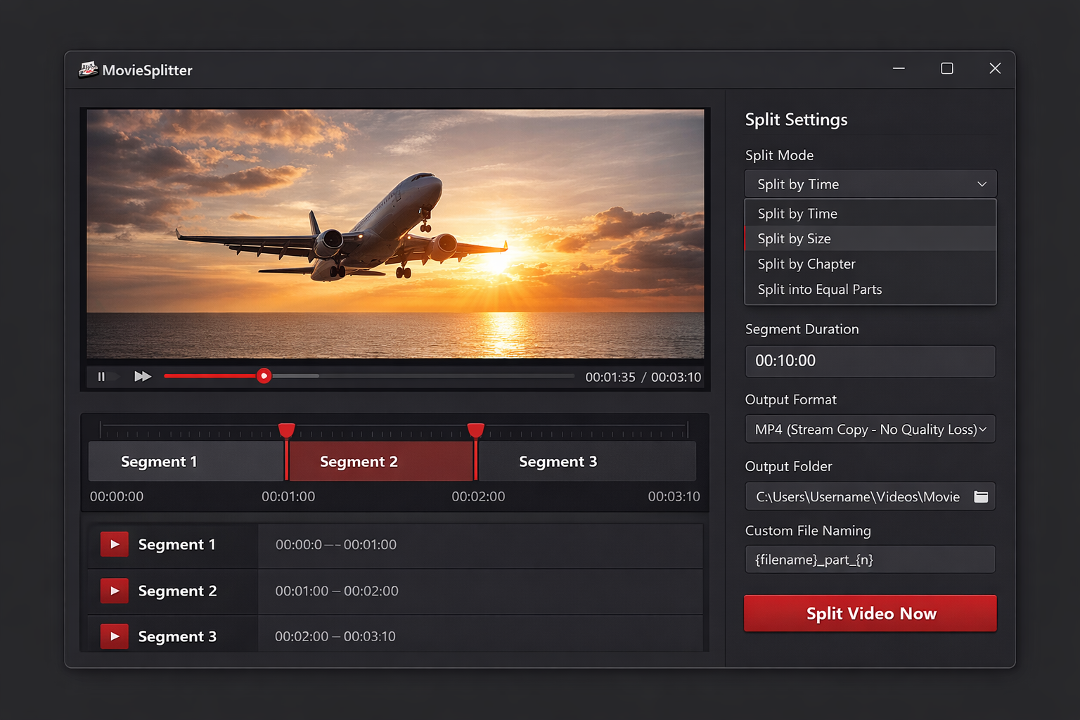 Movie Splitter